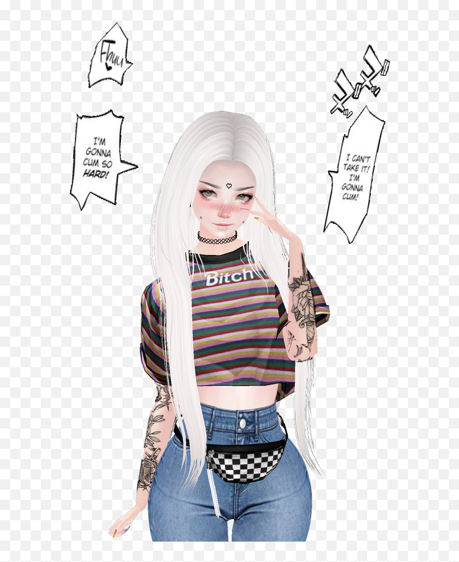 Imvu - Midriff Emoji,Digital Emotion Cickie De Beer