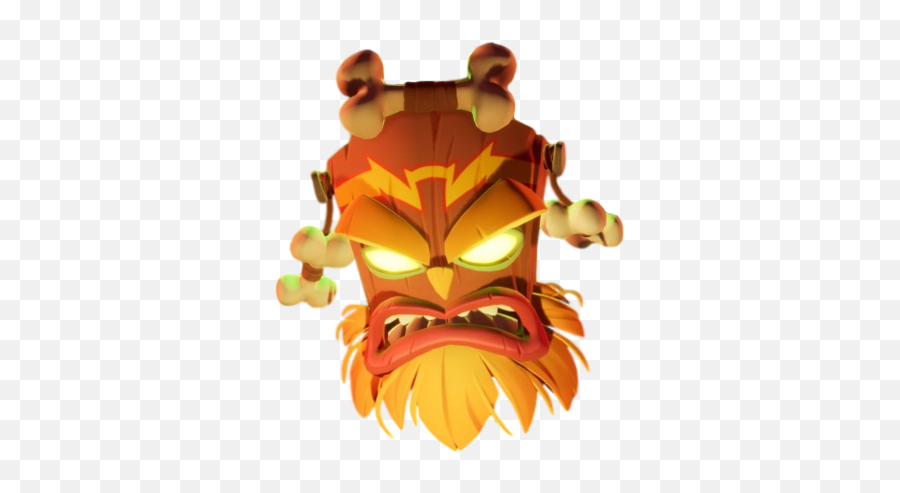 Villains Characters - Crash Bandicoot 4 Uka Uka Emoji,Og Abel Mask To Hide Emotions