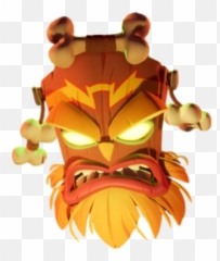 Villains Characters - Crash Bandicoot 4 Uka Uka Emoji,Og Abel Mask To Hide Emotions