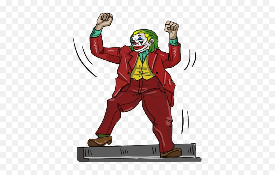 Joker In The Society Sticker - Joker Emoji,Animated Joker Emoji