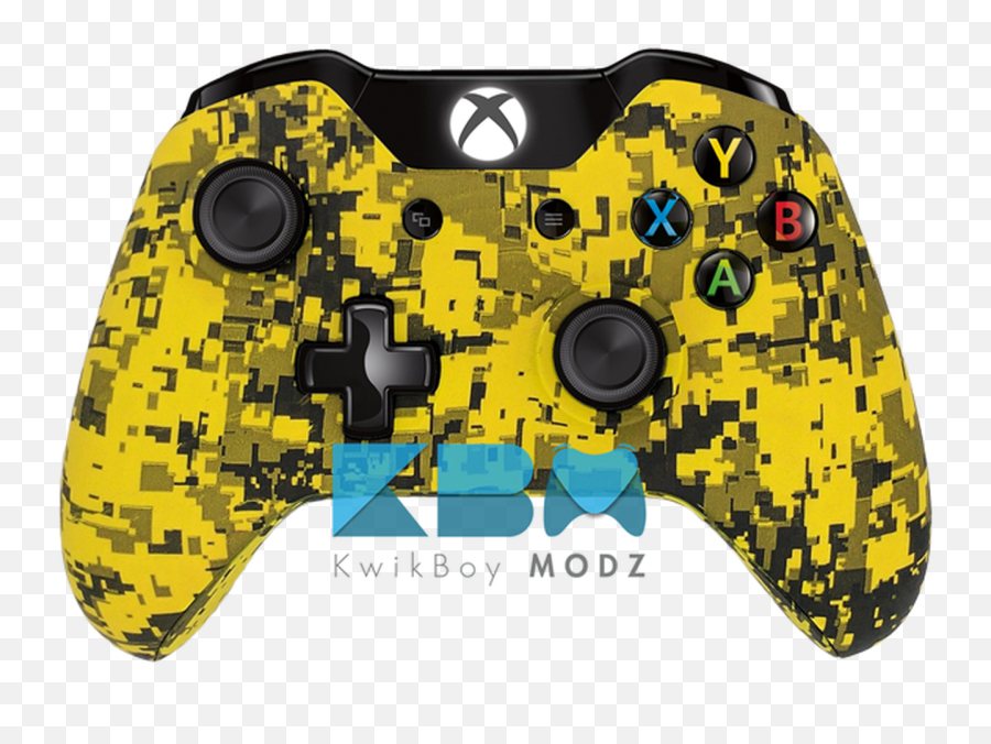 New Yellow Chameleon Custom Xbox One S Controller Video - Custom Fortnite Xbox Controller Emoji,Controller Emojis Transparent