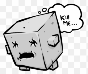 Tofu Boy Kill Me - Tofu Boy Super Meat Boy Emoji,Kill Me Now Emoticon