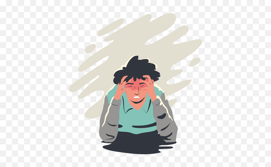 Sadness Png U0026 Svg Transparent Background To Download - Frustrated Character Illustration Emoji,Emojis Frustrado
