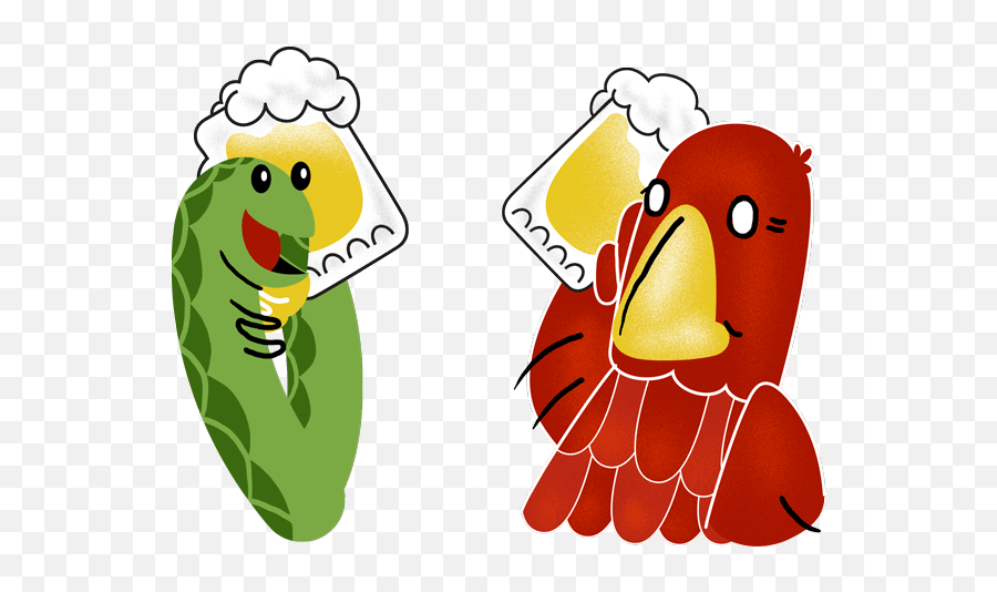 Facebook Eagle Snake Sticker Pack - Happy Emoji,Fubar Emoticon