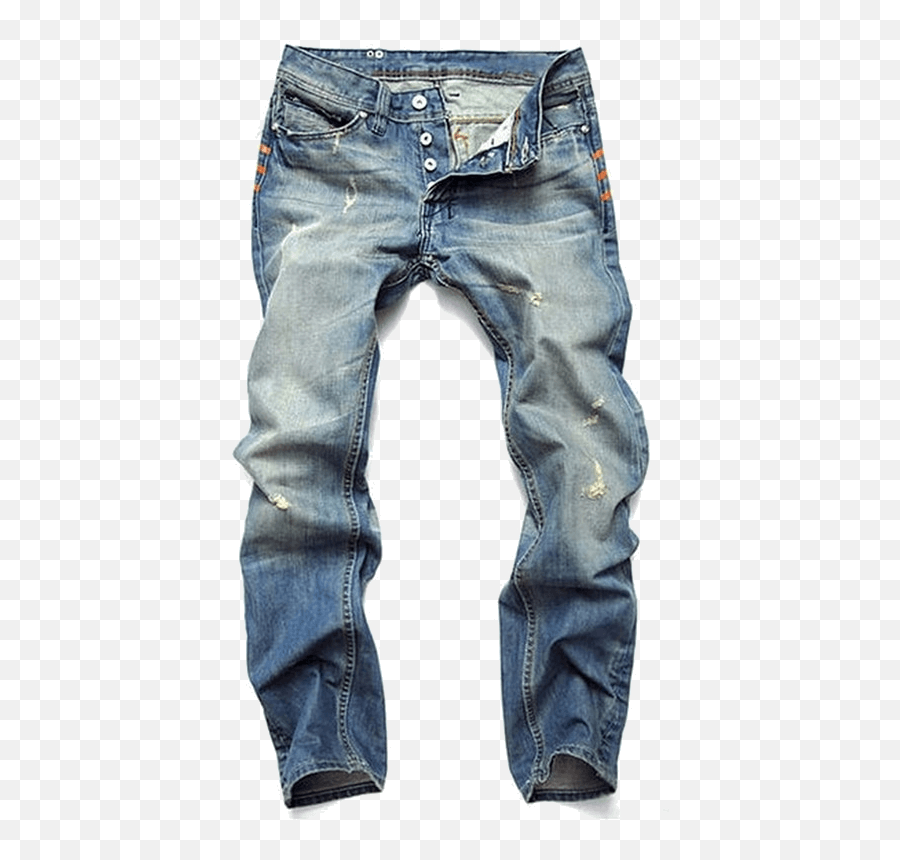 Casual Pale Blue Jeans For Men - Jeans Trousers For Male Emoji,Emoji Pants For Men