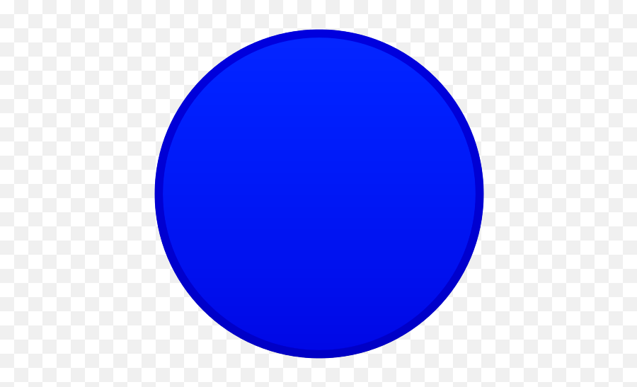 Disque Géométrie Emoji,Blue Circle Emoji
