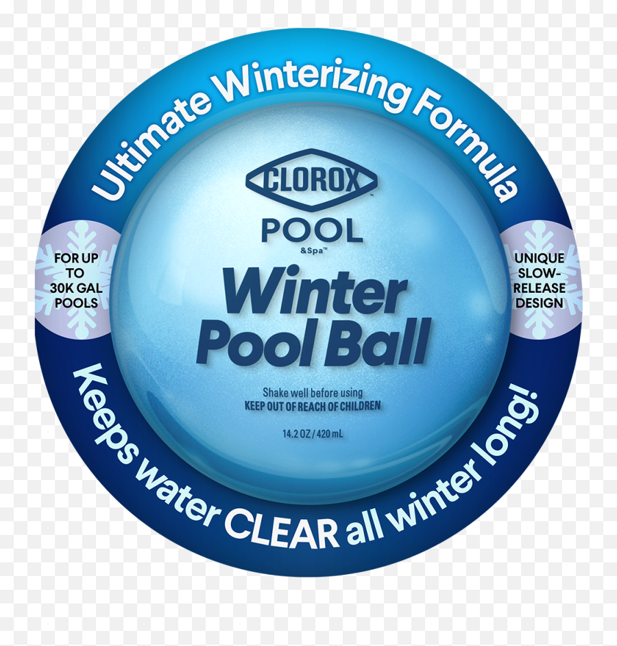 Clorox Poolu0026spa Winter Pool Ball For Swimming Pools Emoji,Ball & Chain Emoji