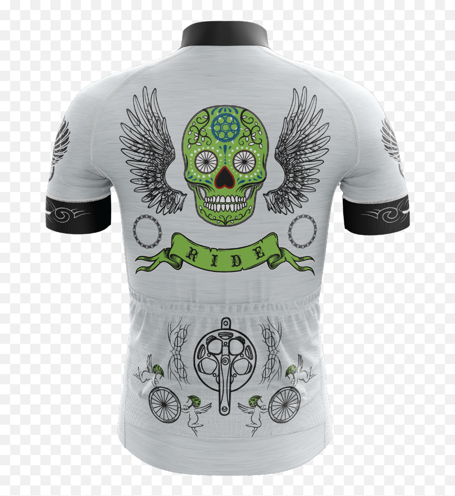 Mens Jerseys U2013 Pedal Clothing Emoji,Military Skull Emoji