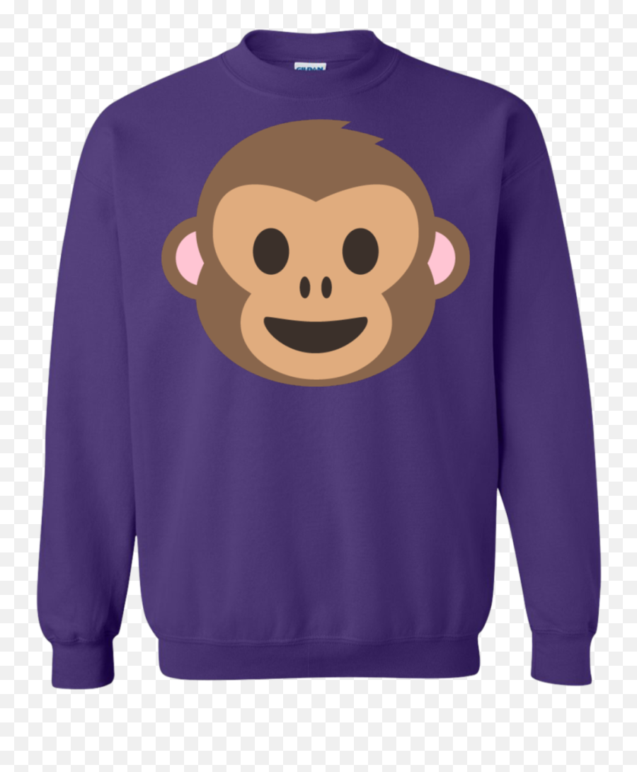Monkey Face Emoji Sweatshirt U2013 Wind Vandy - Not Christmas Yule,Three Monkey Emoji