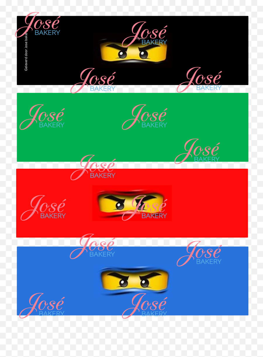 Ninjago Printables Waterflesjes - Jose Bakery Emoji,Die Antwoord Emoticon
