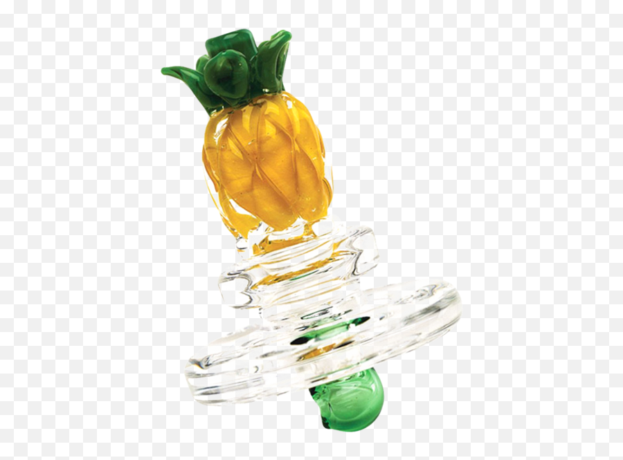 Empire Glassworks Pineapple Carb Cap - Fresh Emoji,Pinapple Emoji