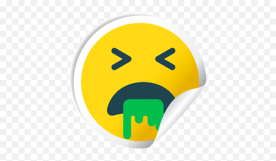 Cute Smile Stickers By Tyler Banner Emoji,Barf Emoticon