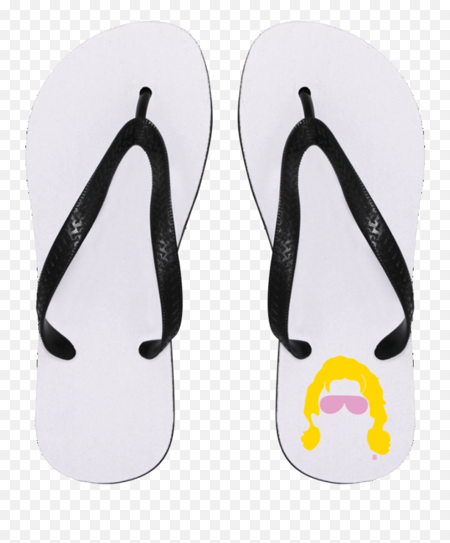 Flair Silhouette Flip Flops - Medium U2013 The Ric Flair Shop Emoji,Flip Flops Emoji