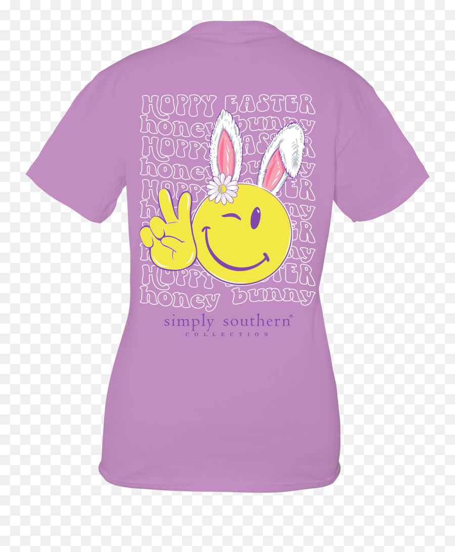Hoppy Easter Honey Bunny - Emoji Ss S22 Adult Tshirt,Easter Emojis