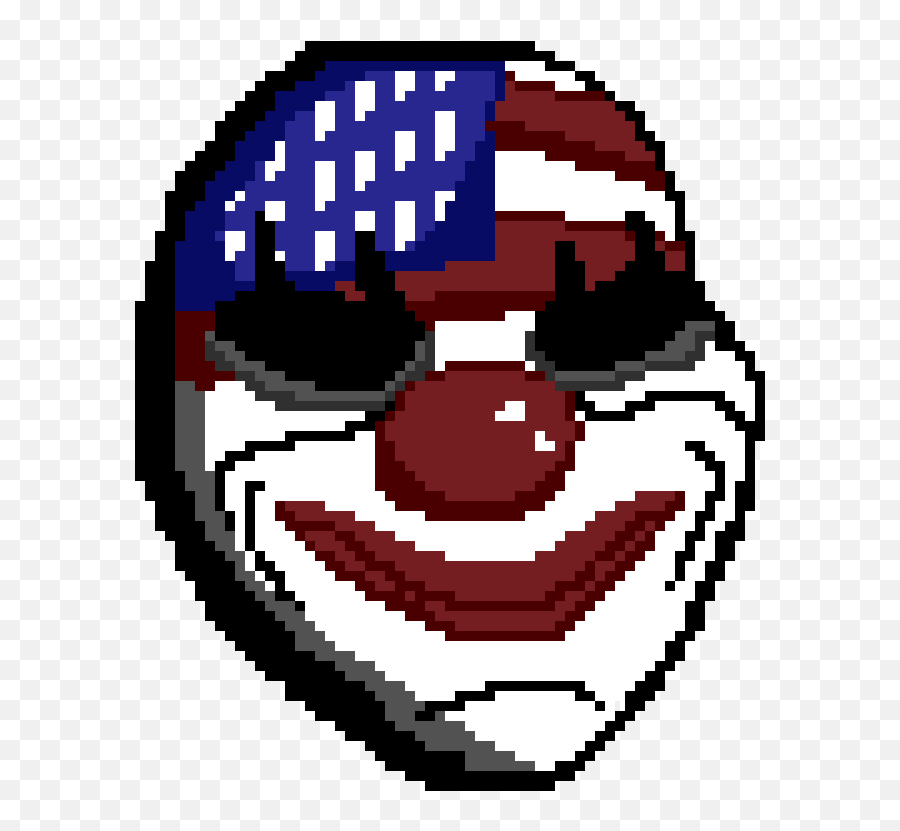 Payday 2 Masks Pixel Png Image With No - Payday 2 Dallas Mask No Background Emoji,Payday 2 Emoticons