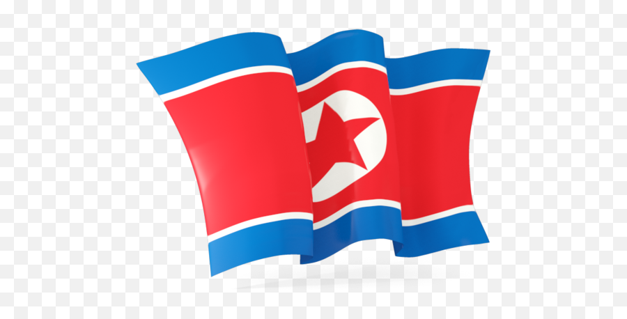 North Korea Flag 3d Waving - North Korea Waving Flag Emoji,North Korean Flag Emoji