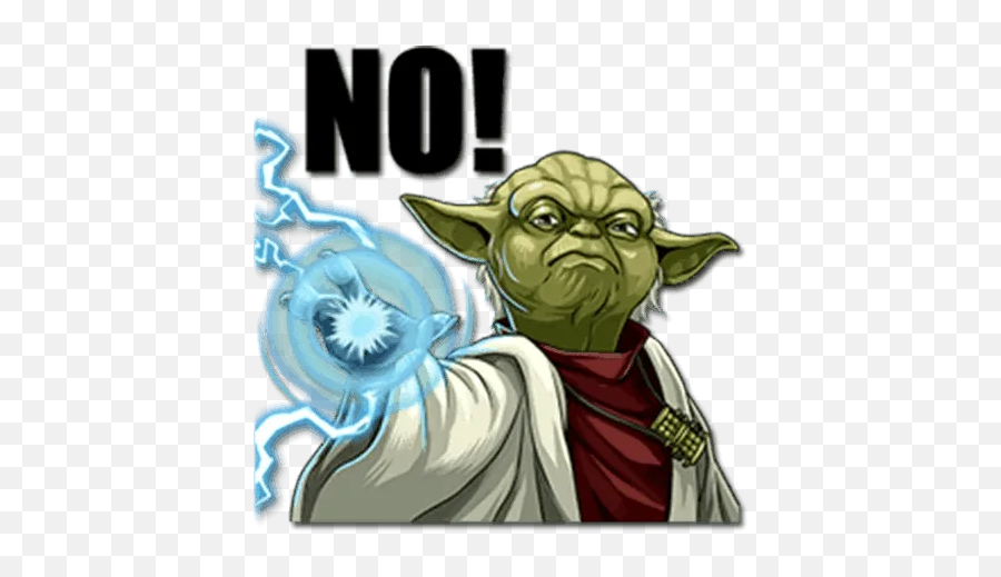 Yodau201d Stickers Set For Telegram - Emojis Clon Star Wars Yoda,Yoda Emoji Facebook