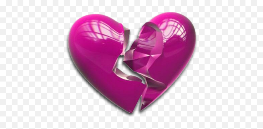 Heart Brokenheart Broken Sticker - Tute Hue Dil Ki Emoji,Cracked Heart Emoji