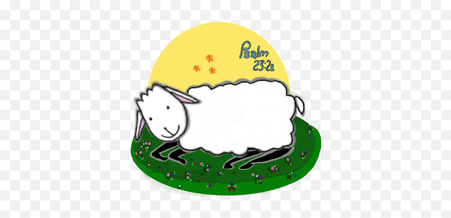 Sheepsfaith Psalm 23 By Mark Cosentino - Happy Emoji,Teacher Emoji Stickers