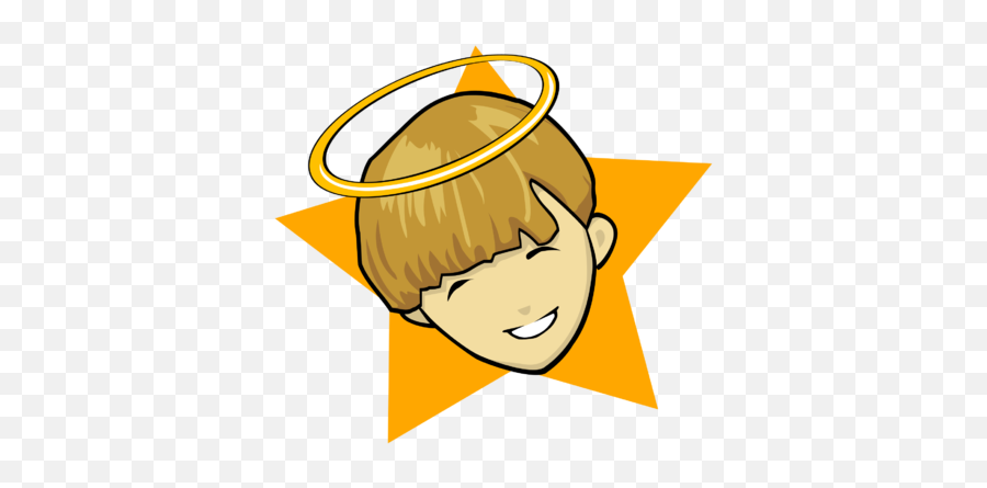 Saint Smiley - Clip Art Library Clipart Good Boy Emoji,:lofty: Emoticon