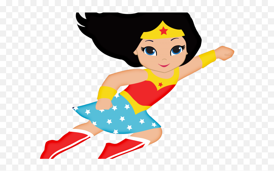 Mujer Clipart Png Baby Wonder Woman - Cute Wonder Woman Clipart Emoji,How To Download Wonder Woman Emojis