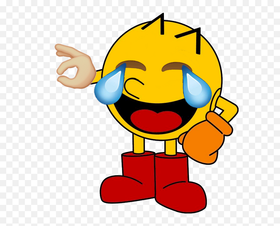 Shitpostbot 5000 - Pac Man Laughing Emoji,Laugh Cry Emoji