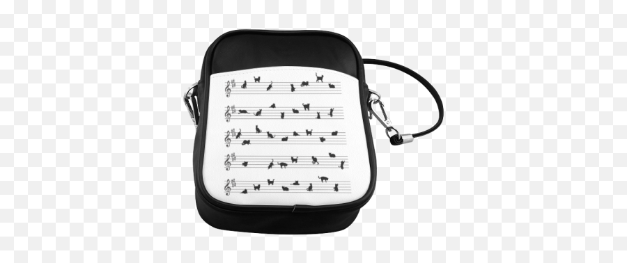 Conceptual Cat Song Musical Notes Sling Bag Model 1627 Id D80390 - Handbag Style Emoji,Musiclly Emoji Pillows