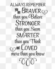 Download You Are Braver Stronger Smarter Than You Think - Dot Emoji,Quiet Emoji Svg
