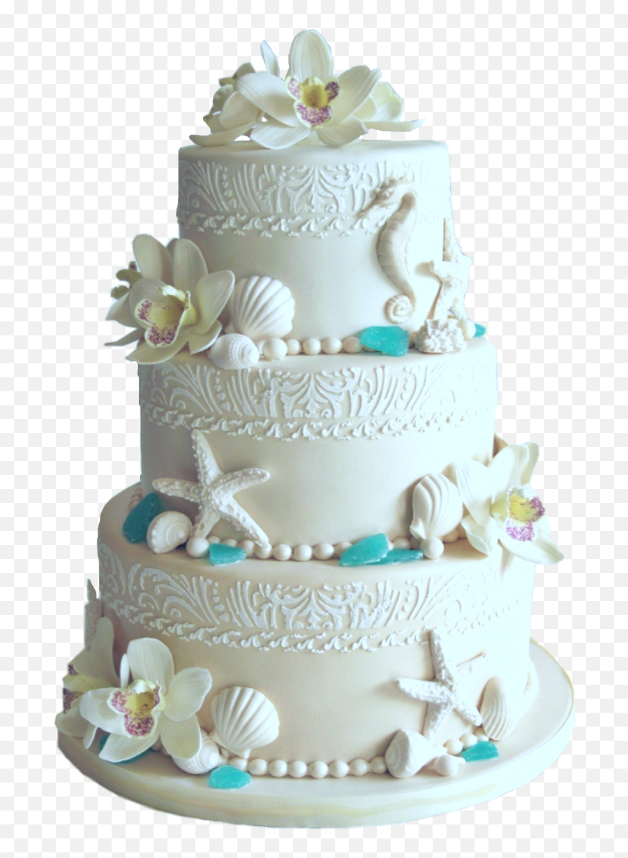 Discover Trending Cakes Stickers Picsart - Starfish Beach Wedding Cake Emoji,Sunglasses Emoji Cake