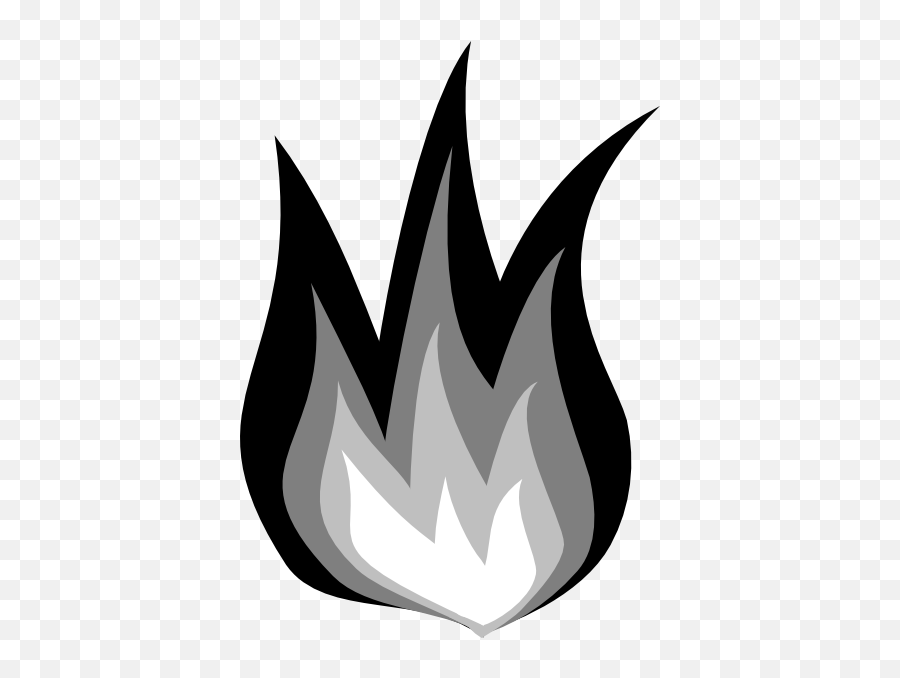 Flames Clipart White Free Download - Black And White Fire Clipart Emoji,Johnny Gargano Emoji