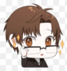 Mystic Telegram Stickers - Sticker Mystic Messenger Emoji,Jaehee Sighing Emoji Mystic Messenger