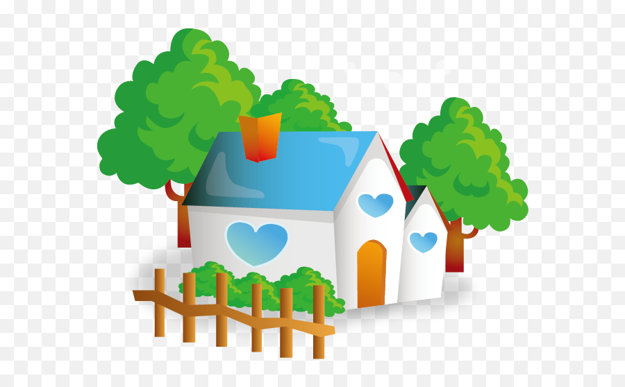 Download House Cute Cartoon Drawing Png Image High Quality - Cartoon Cute House Clipart Emoji,Mouthless Face Emoticon
