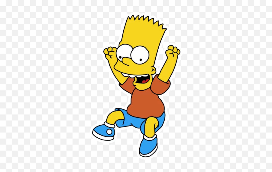 Bart - Happy Bart Simpson Emoji,Two Emotions As An Artist Bart Simpson