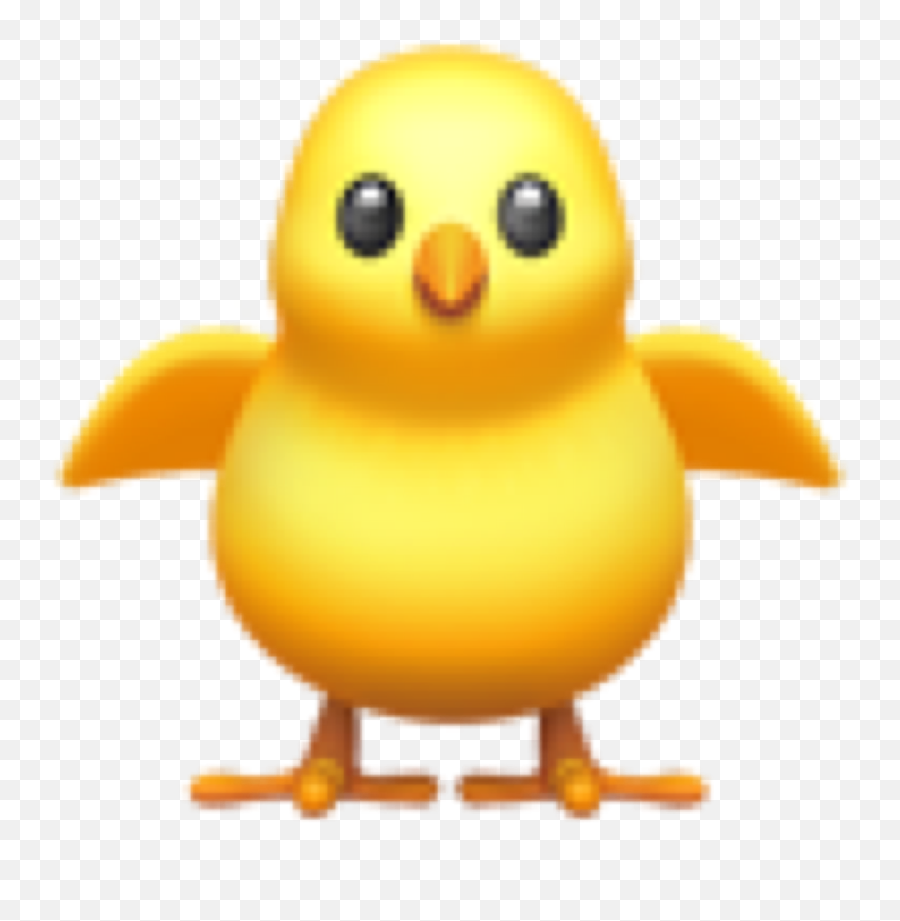 Easter Yellow Cartoon Bird For Easter Day For Easter - 720x720 Emoji,Chick Emoji