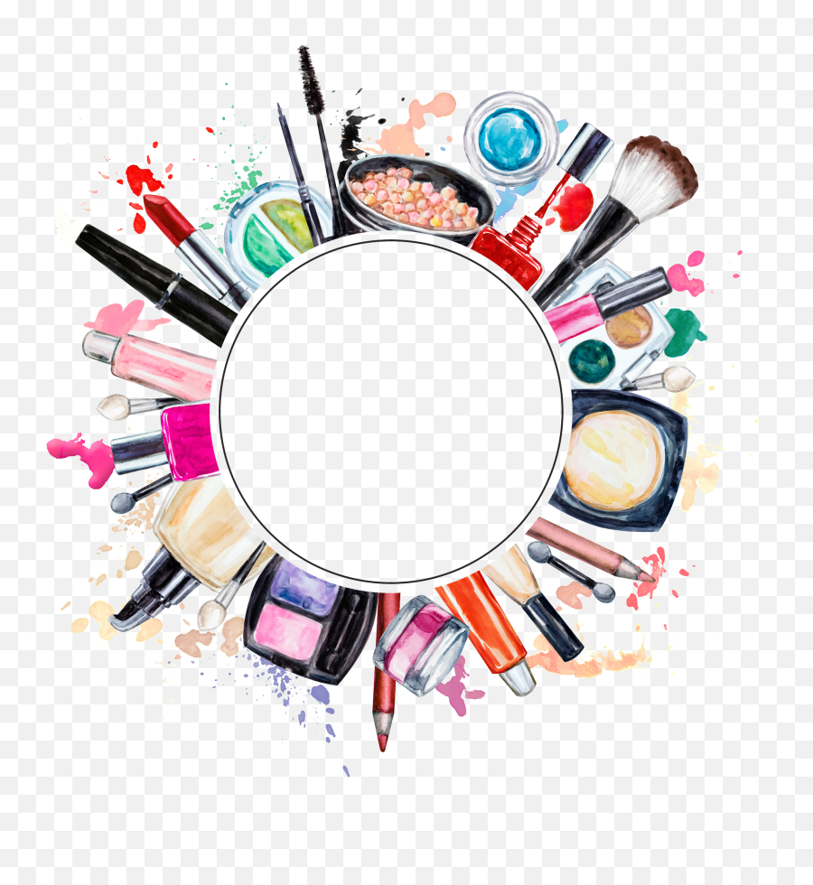 Cosmetics Pink Sticker - Make Up Png Emoji,Paintbrush Add Emoji To Photo