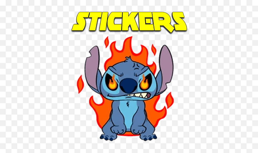 Cartoon Stickers Para Whatsapp - Sticker De Stich Png Emoji,Que Es Una Ocasión Especial Emojis