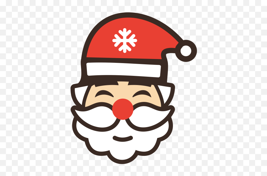 Santa Icon Png And Svg Vector Free Download - Fictional Character Emoji,Santa Clause Emoticon For Facebook