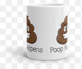 Poop Happens Poop Emoji Ceramic Mug U2022 Cosmic Frogs Vinyl - Serveware,Cthulhu Emoji