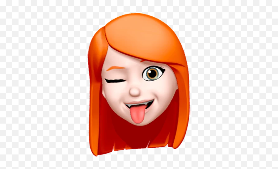 Redhead Girl Stickers For Whatsapp Emoji,Redhead Emoticon