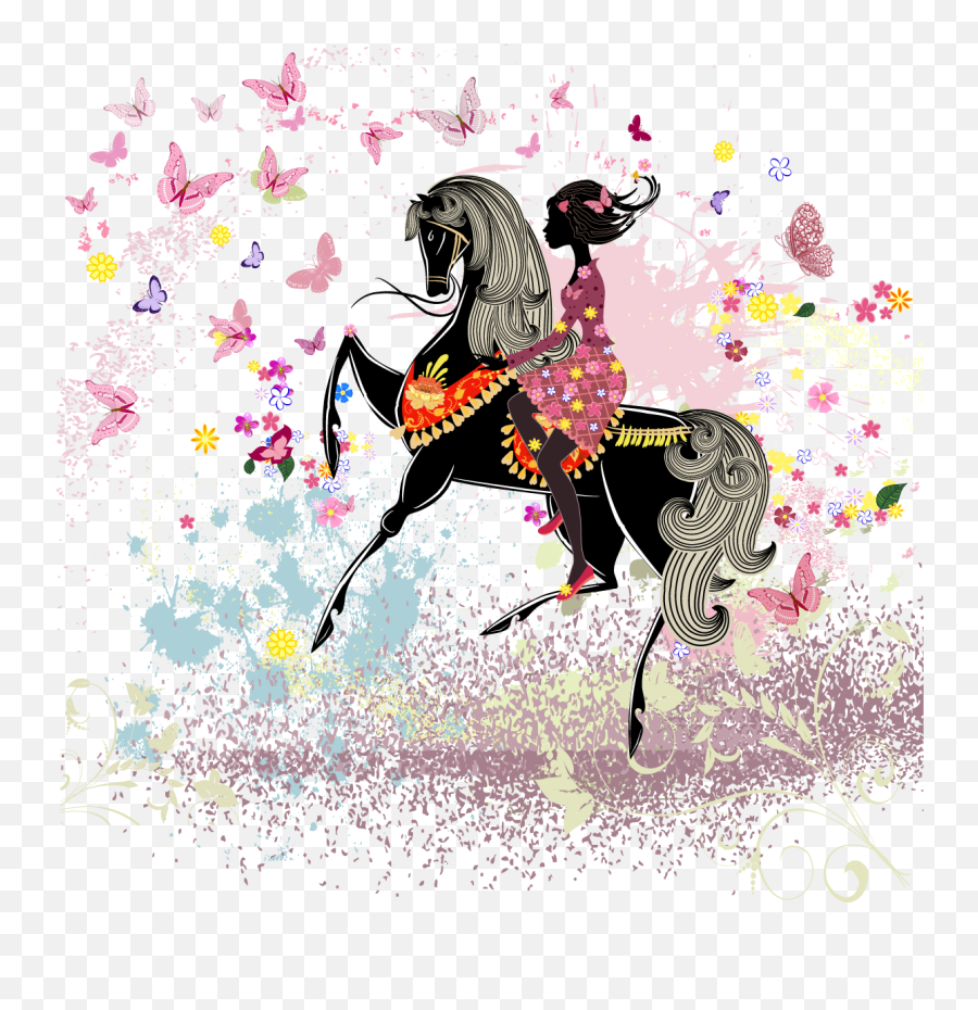 Horse Riding Cartoon - Clip Art Emoji,Horse Riding Emoji