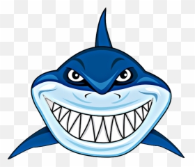 Shark Face Clipart - Cartoon Sharks Emoji,Shark Fin Emoji