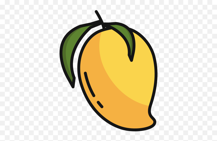 Mango Emoji Art Print - Colour The Mango Worksheet,Emoji Art