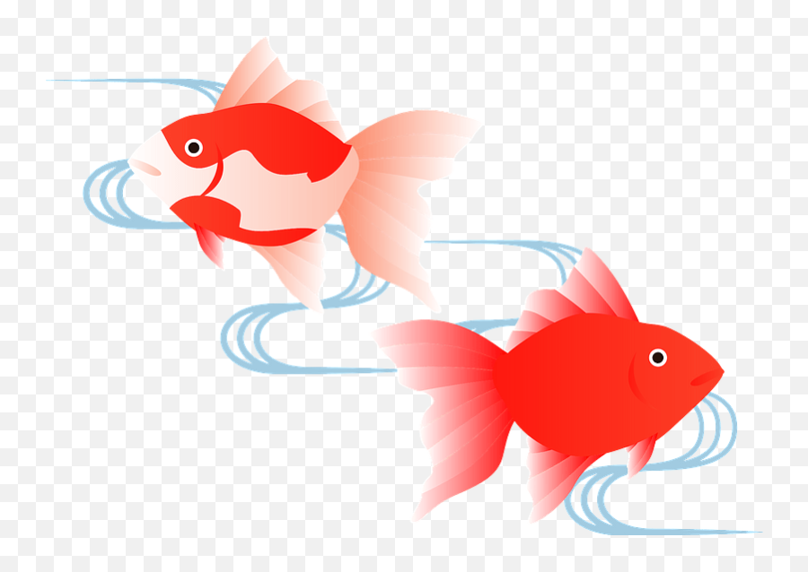 Goldfish Swimming Clipart - Goldfish Emoji,Gold Fish Emoji