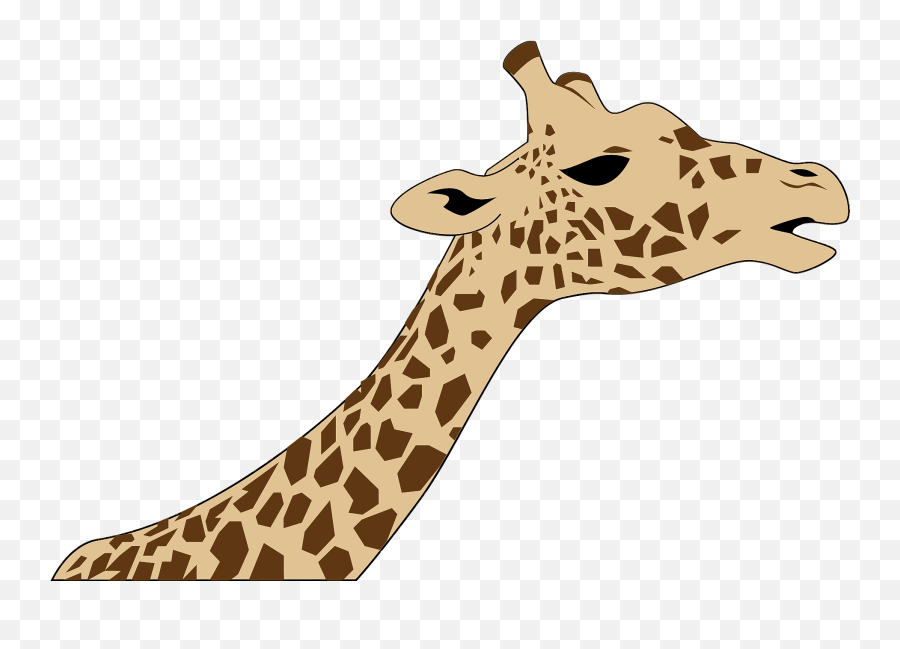 Giraffe Head Clipart - Giraffe Head Clipart Emoji,Giraffe Emoji Png