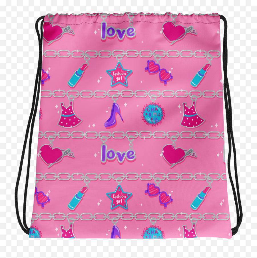 Girlsu0027 Activewear Charmed Charm Bracelet Collection Miss - Drawstring Emoji,Emoji Drawstring Backpacks