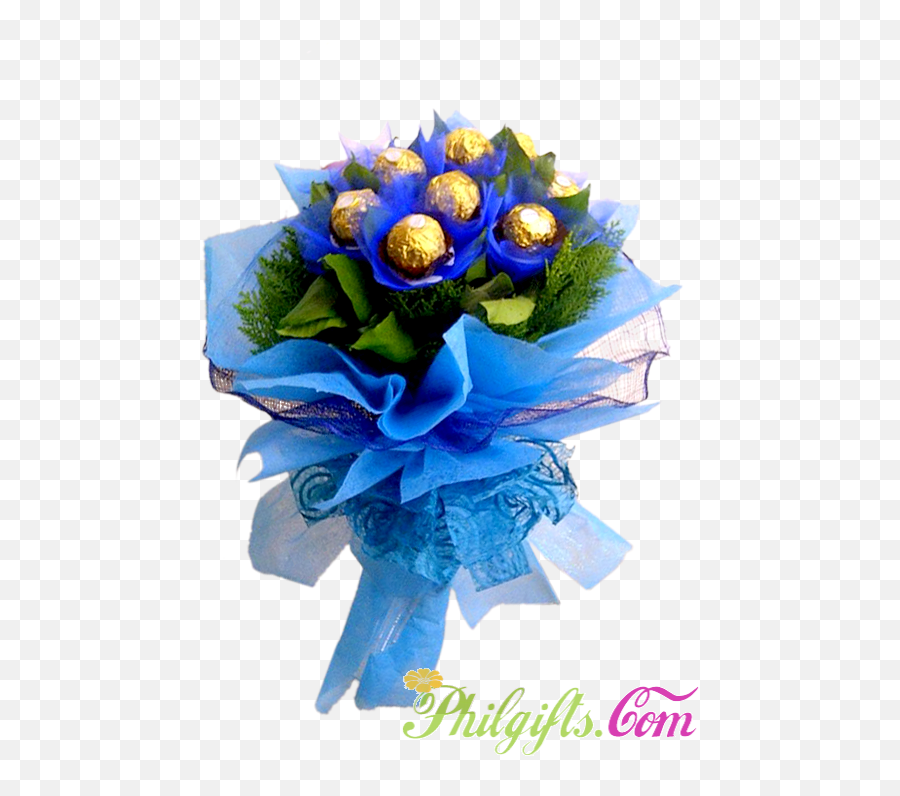 Chocolate Flowers Bouquet Candy Bouquet - Fresh Yellow Roses Bouquet Emoji,Blue Emotion Rose