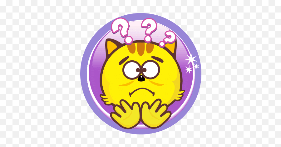Yellow Cat Sticker - Yellow Cat Face Discover U0026 Share Gifs Nice To See You Gif Emoji,Confused Cat Emoji