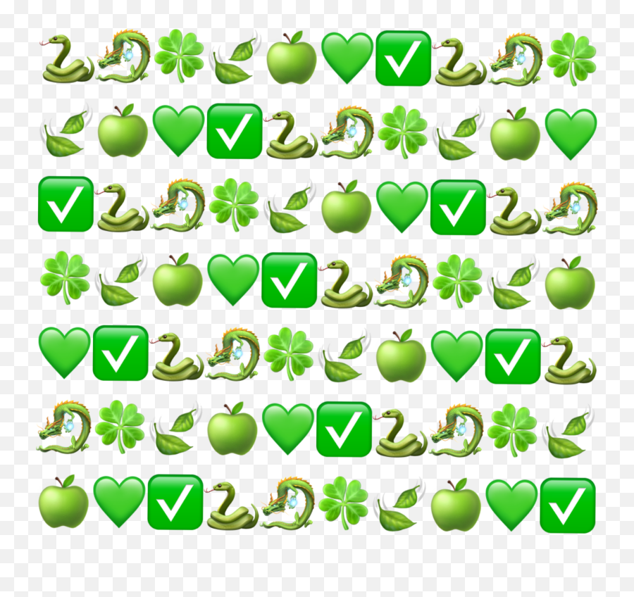 Green Greenemoji Emoji Background Sticker By - Green Emoji Hearts Background,Green Emoji
