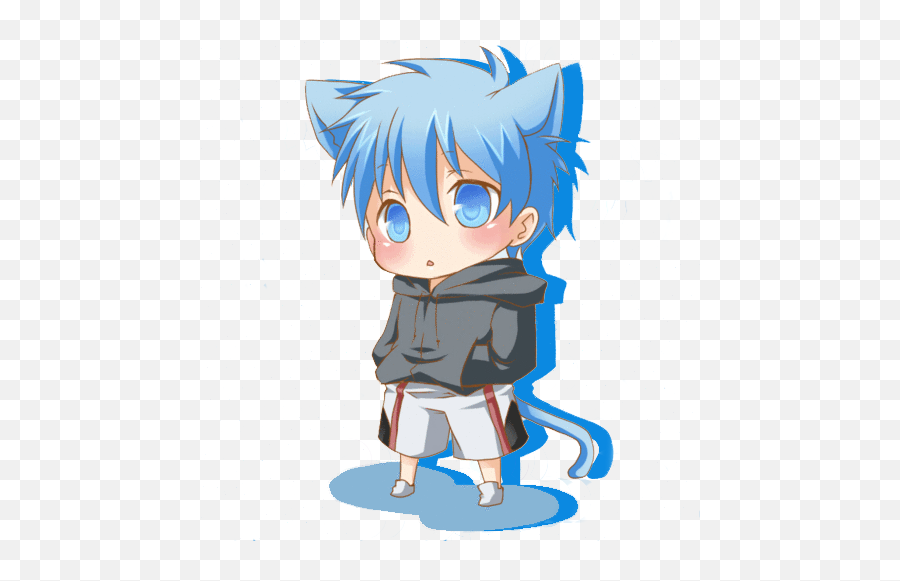 Anime Is Not Just A - Chibi Boy Blue Gif Emoji,Kise Ryouta Emoticon