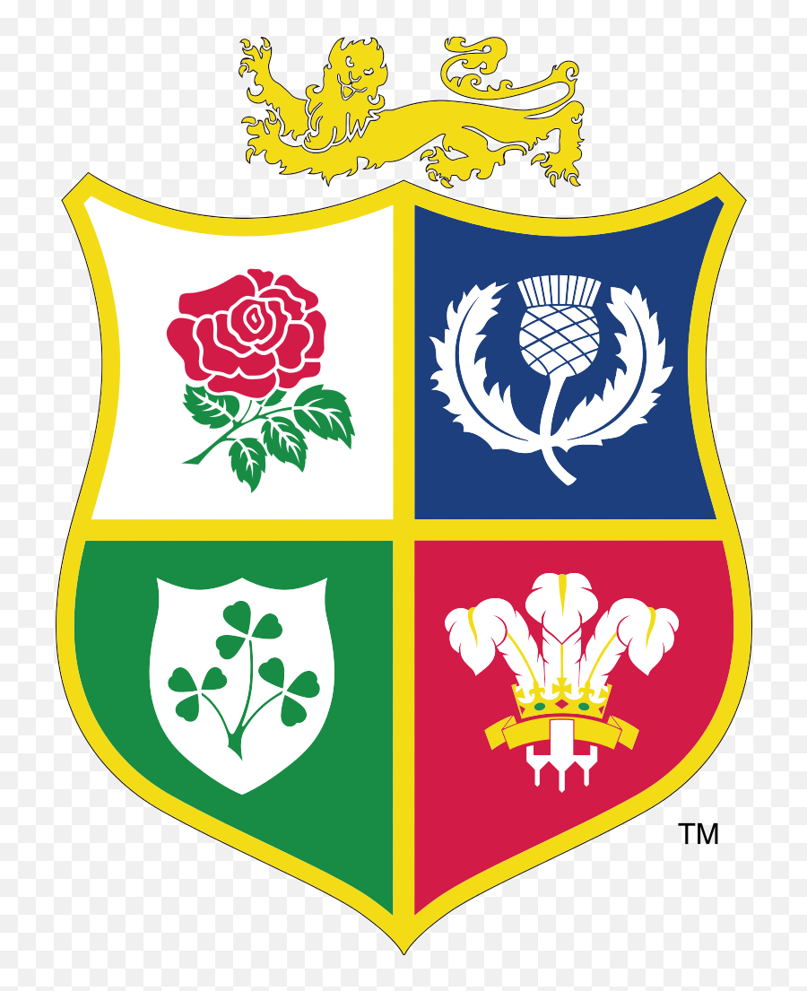 Lions Clipart Rugby Lions Rugby - Logo British And Irish Lions Emoji,Rugby Emoticon